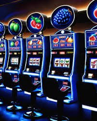 six game Slot Game screen showing reel titles on a mobile phone